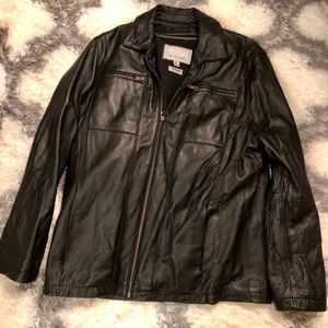 Wilsons Leather Insulated Thinsulate By M Julian Leather Black Jacket